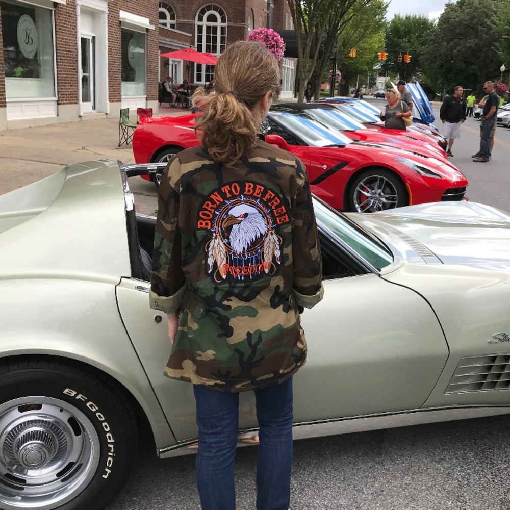 Custom 1990’s Military Back Patch Jacket - Picture 4 of 7
